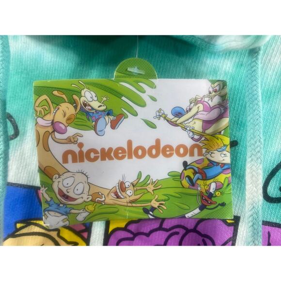 Nickelodeon 4ever A 90’s Girl Cropped Hoodie New Old Stock Juniors XL 54" Chest - Picture 7 of 12
